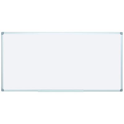 MasterVision Whiteboard Magnetic Porcelain Earth Dry Erase Board, 48" x 96" with Aluminum Frame