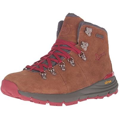 Danner Women's Mountain 600 4.5" Hiking Boot Brown/Red 7.5 M US