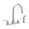 American Standard 7074551.002 Colony Pro Two-Handle High-Arc Kitchen Faucet With Spray Polished Chro
