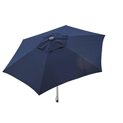 Heininger 1205 Navy 8.5' Doppler Market Style Umbrella