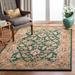 Green/White 90 x 0.63 in Indoor Area Rug - Darby Home Co Tressler Oriental Tufted Area Rug Wool | 90 W x 0.63 D in | Wayfair