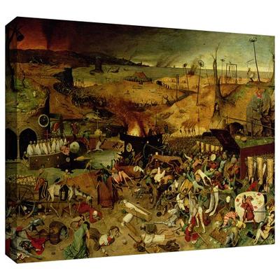 ArtWall Pieter Bruegel 'The Triumph of Death' Gallery Wrapped Canvas Art, 14 by 18-Inch