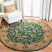 Green/White 48 x 0.63 in Indoor Area Rug - Darby Home Co Tressler Oriental Tufted Area Rug Wool | 48 W x 0.63 D in | Wayfair