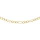 CARISSIMA Gold Women's 9 ct Yellow Gold Hollow 2 mm Figaro Chain Necklace of Length 76 cm/30 Inch