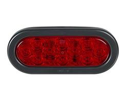 Federal Signal 607105-04SB SignalTech Red 6" Oval LED Light Kit (LED Stop/Tail/Turn Light)