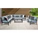 Lexington 10 Piece Outdoor Aluminum Patio Furniture Set 10a in Spa - TK Classics Lexington-10A-Spa