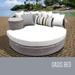 Monterey Circular Sun Bed - Outdoor Wicker Patio Furniture in Sail White - TK Classics Monterey-Sun-Bed-White