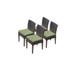 4 Belle Armless Dining Chairs in Cilantro - TK Classics Belle-Tkc090B-Adc-2X-C-Cilantro