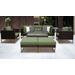 Amalfi 8 Piece Outdoor Wicker Patio Furniture Set 08c in Cilantro - TK Classics Amalfi-08C-Gld-Cilantro