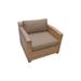 Laguna 2 Piece Outdoor Wicker Patio Furniture Set 02b in Terracotta - TK Classics Laguna-02B-Terracotta