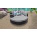 Belle Circular Sun Bed - Outdoor Wicker Patio Furniture in Grey - TK Classics Belle-Sun-Bed-Grey