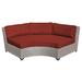 Florence Curved Armless Sofa in Terracotta - TK Classics Tkc055B-Cas-Terracotta