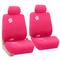 FH Group FB053PINK102 Seat Cover (Flower Embroidery Airbag Compatible (Set of 2) Pink)