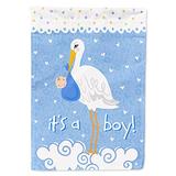 Caroline's Treasures VHA3012CHF It's a Baby Boy Flag Canvas House Size, Large, Multicolor screenshot. Outdoor Decor directory of Home & Garden.