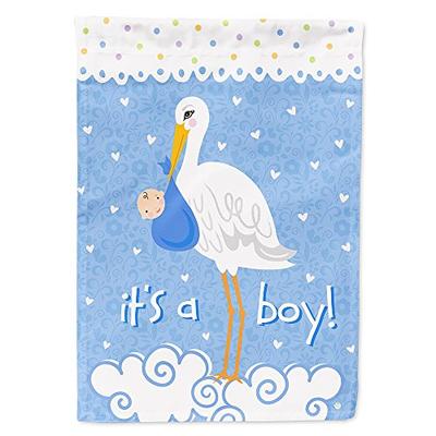 Caroline's Treasures VHA3012CHF It's a Baby Boy Flag Canvas House Size, Large, Multicolor