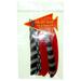 Trueflight Barred LW Shield Cut Feather Combo Pack, Red, 5"