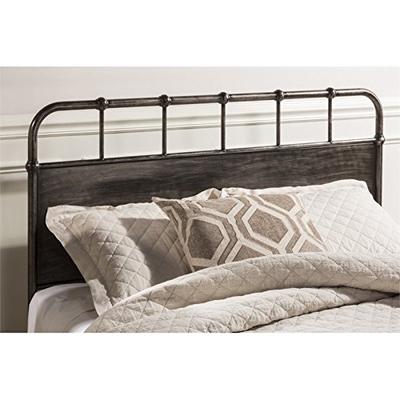 Hillsdale Grayson Queen Panel Headboard in Rubbed Black