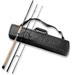 Flying Fisherman Passport Travel Spinning Rod with Case, 10-17 lbs, 3-Piece
