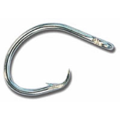 Mustad Classic 2 Extra Strong in Line Point Duratin Circle Hook (Pack of 100), 14/0
