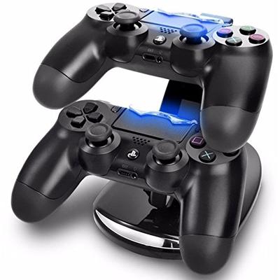 GPCT Dual USB PlayStation 4 Controller Charging Dock (Charges Two PS4 Controllers, LED Charge Indica