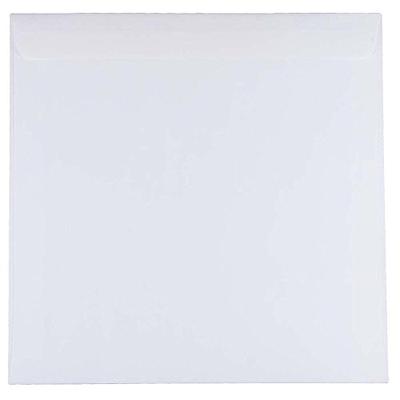 JAM PAPER 13 1/2 x 13 1/2 Large Square Invitation Envelopes - White - Bulk 250/Box