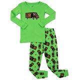 Leveret Boys UPS Truck 2 Piece Pajama Set 100% Cotton Green 10 Years screenshot. Sleepwear directory of Clothes.
