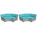 Florence Curved Armless Sofa 2 Per Box in Aruba - TK Classics Tkc055B-Cas-Db-Aruba