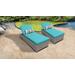 Monterey Chaise Set of 2 Outdoor Wicker Patio Furniture in Aruba - TK Classics Monterey-2X-Aruba