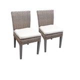 2 Oasis Armless Dining Chairs in Sail White - TK Classics Tkc290B-Adc-C-White