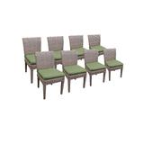 8 Florence Armless Dining Chairs in Cilantro - TK Classics Florence-Tkc290B-Adc-4X-C-Cilantro