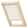 VELUX Original Roof Window Blackout Blind for SK06, Light Beige, with Grey Guide Rail