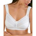 Miss Mary of Sweden Diamond Women's Full Cup Supportive Non-Wired Bra White