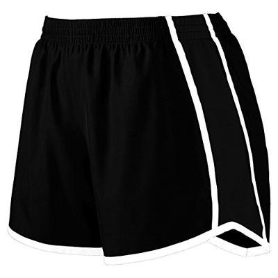 Augusta Sportswear Women's Junior FIT Pulse Team Short 2XL Black/Black/White