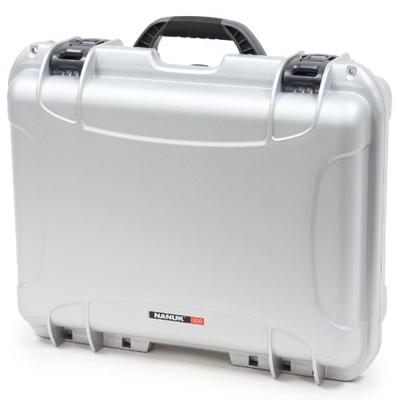 Nanuk 930 Waterproof Hard Case with Padded Dividers - Silver