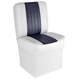 Wise 8WD1414P-924 Deluxe Universal Jump Seat (White/Navy) screenshot. Boats, Kayaks & Boating Equipment directory of Sports Equipment & Outdoor Gear.