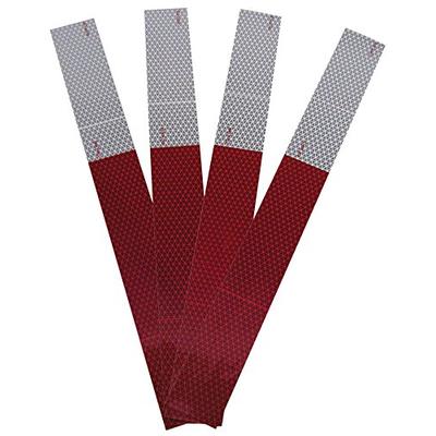 Blazer B280RW Red/White Conspicuity Tape - 2 X 18-Inches - 1-Pack of 4 Strips