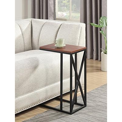 Convenience Concepts Tucson C End Table, Cherry / Black