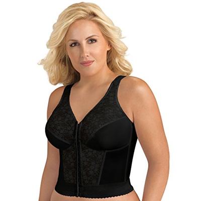 Exquisite Form 5107565 Fully Women's Original Longline Lace Posture Bra, Black, 40B