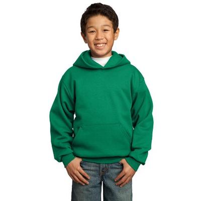 Port & Company Boys' Pullover Hooded Sweatshirt XL Kelly Green