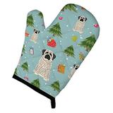 Caroline's Treasures BB4676OVMT Christmas Mastiff Brindle White Oven Mitt, Large, multicolor screenshot. Outdoor Cooking directory of Home & Garden.