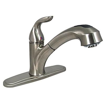 Phoenix PF231441 Single Handle Pull Out Kitchen Faucet, Brushed Nickel