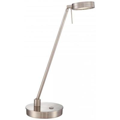 George Kovacs P4306-084, George's Reading Room, 1 Light LED Table Lamp, Brushed Nickel