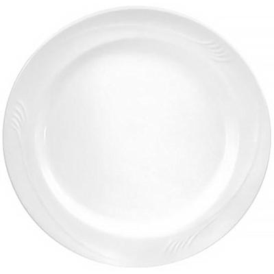 Oneida Foodservice F1040000117 Espree Dinner Plate, 6.25", Cream White Porcelain, Set of 36