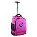 Denco NFL Indianapolis Colts Expedition Wheeled Backpack, 19-inches, Pink