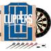 Trademark Gameroom NBA7010-LAC2 NBA Dart Cabinet Set with Darts & Board - Fade - Los Angeles Clipper