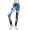 Girls or Junior Women's Camouflage Print Sheer mesh net Panel Insert Compression Tights Active Stret