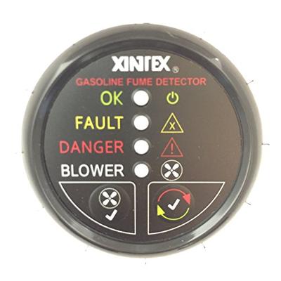 Fireboy-Xintex Xintex Gasoline Fume Detector & Blower Control w/Plastic Sensor - Black Bezel Display