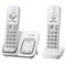 PANASONIC Expandable Cordless Phone System with Answering Machine and Call Block - 2 Cordless Handse