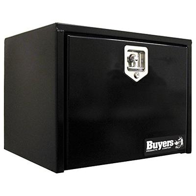 Buyers Products Black Steel Underbody Truck Box w/ T-Handle Latch (18x18x24 Inch)