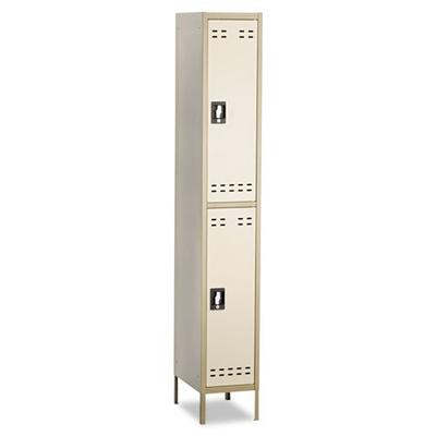 SAF5523TN - Safco Double-Tier Two-tone Locker with legs